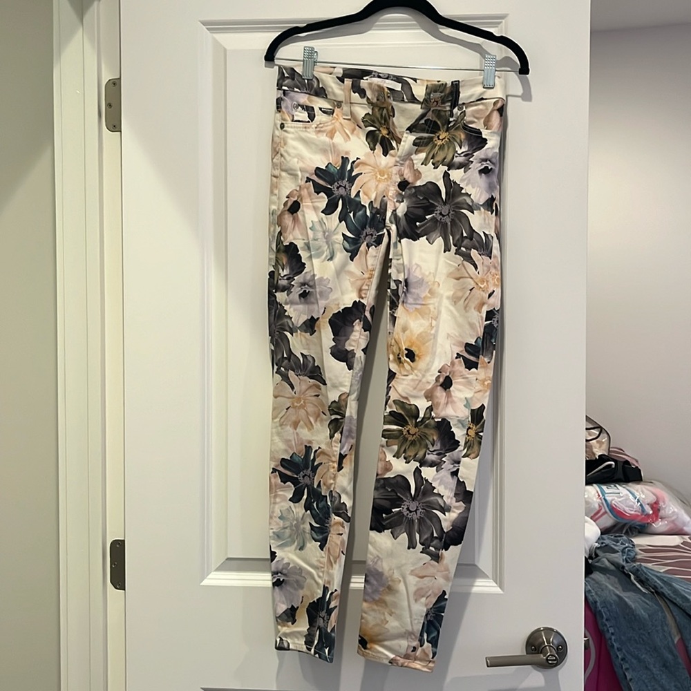 Seven for all Mankind/7 for all Mankind floral jeans